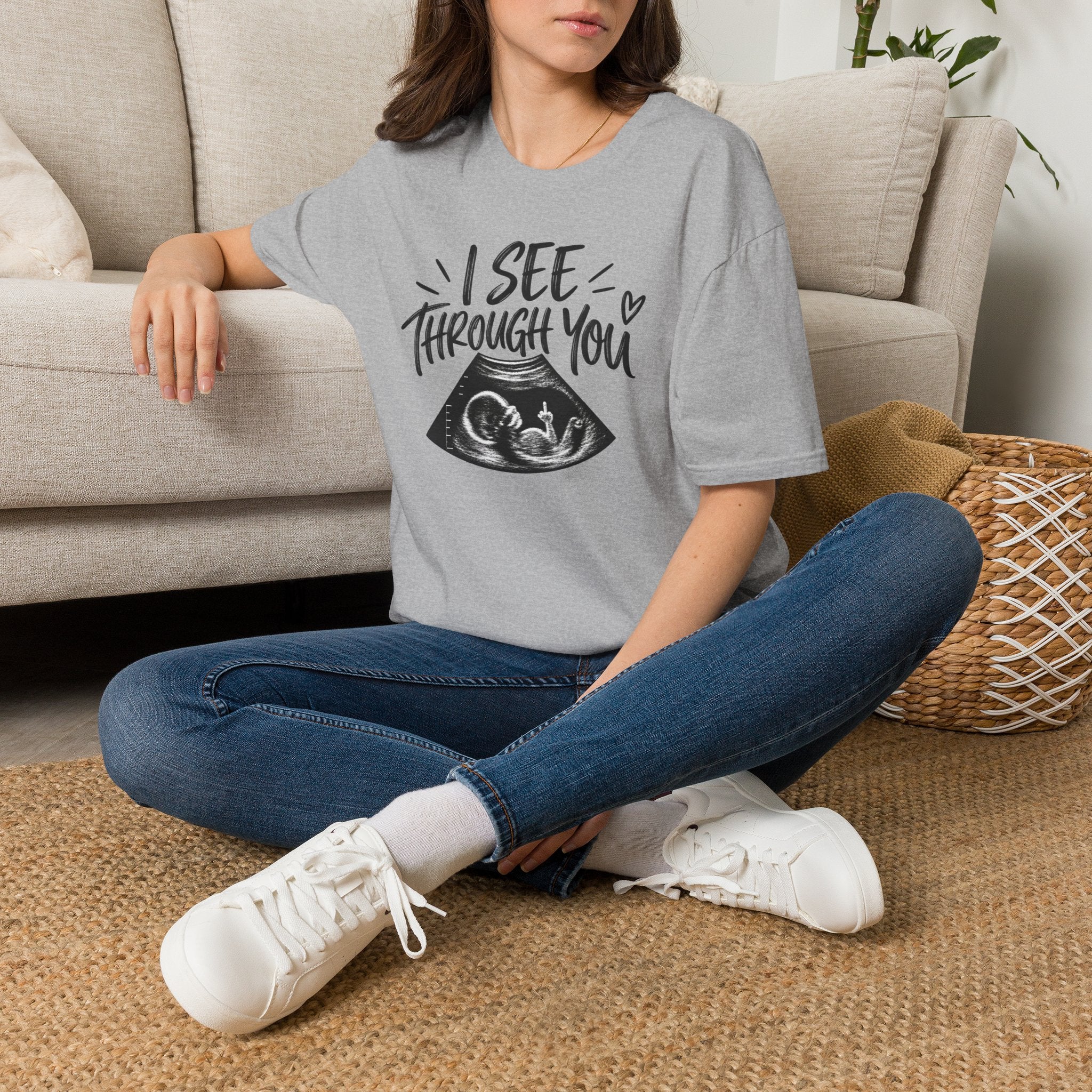 I See Through You Ultrasound Baby Tee | T-Shirt