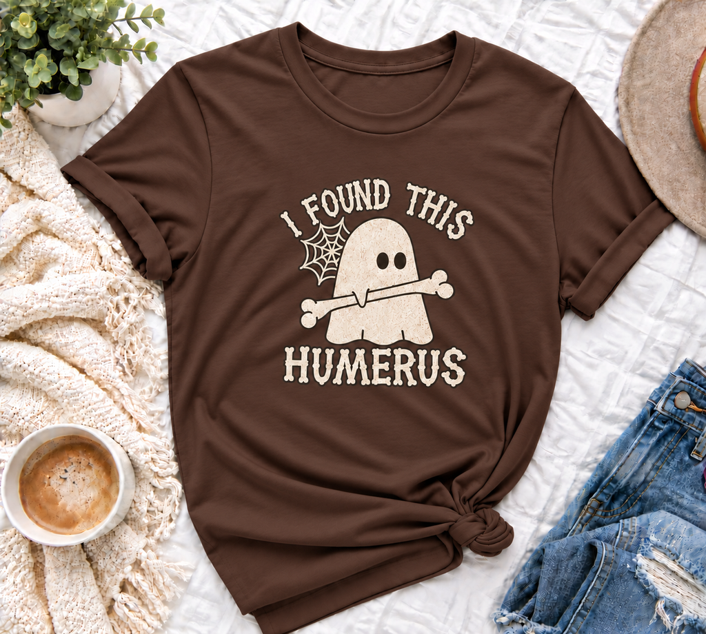 Humerus Ghost T-Shirt — Funny Halloween Pun Tee