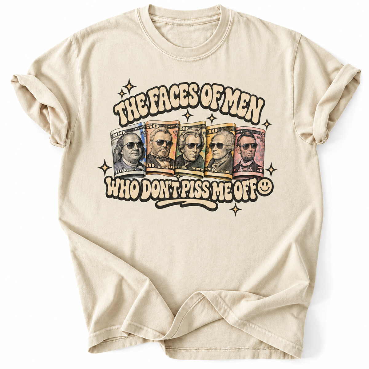 The Faces of Men Who Don’t Miss Me Off, Funny Tshirt, Meme Shirt, Sarcastic Shirt, Graphic T-Shirt
