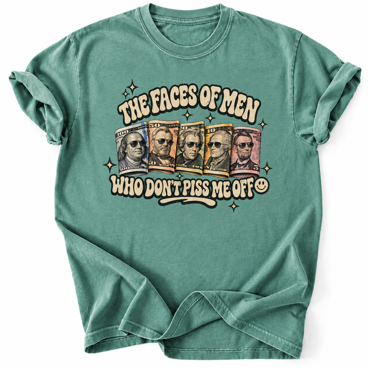 The Faces of Men Who Don’t Miss Me Off, Funny Tshirt, Meme Shirt, Sarcastic Shirt, Graphic T-Shirt