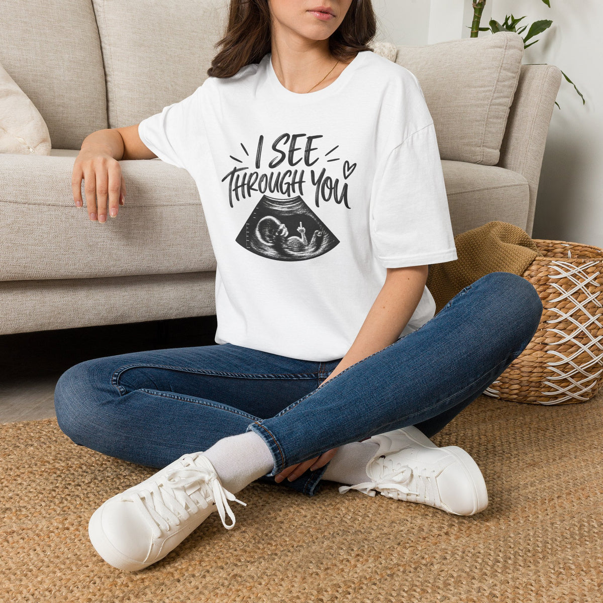 I See Through You Ultrasound Baby Tee | T-Shirt