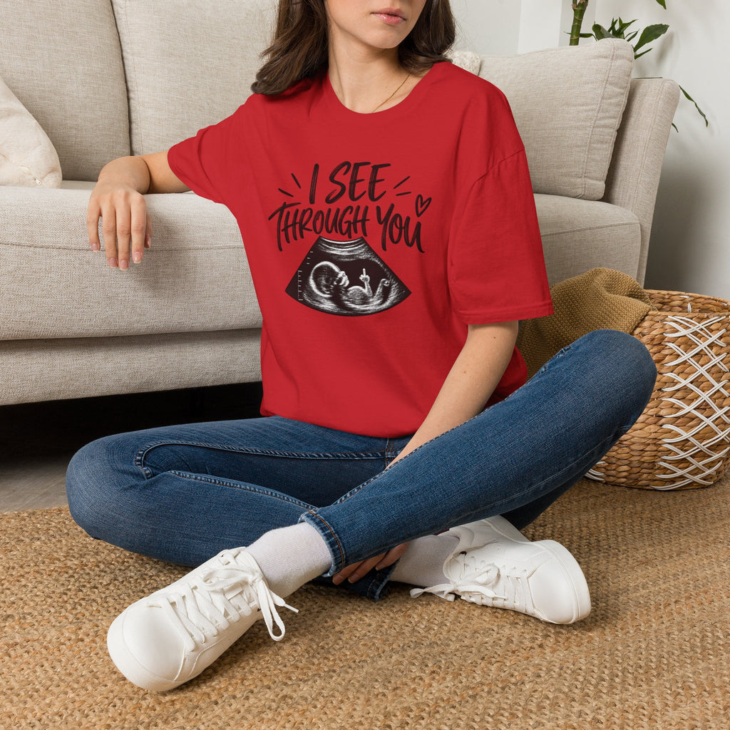I See Through You Ultrasound Baby Tee | T-Shirt