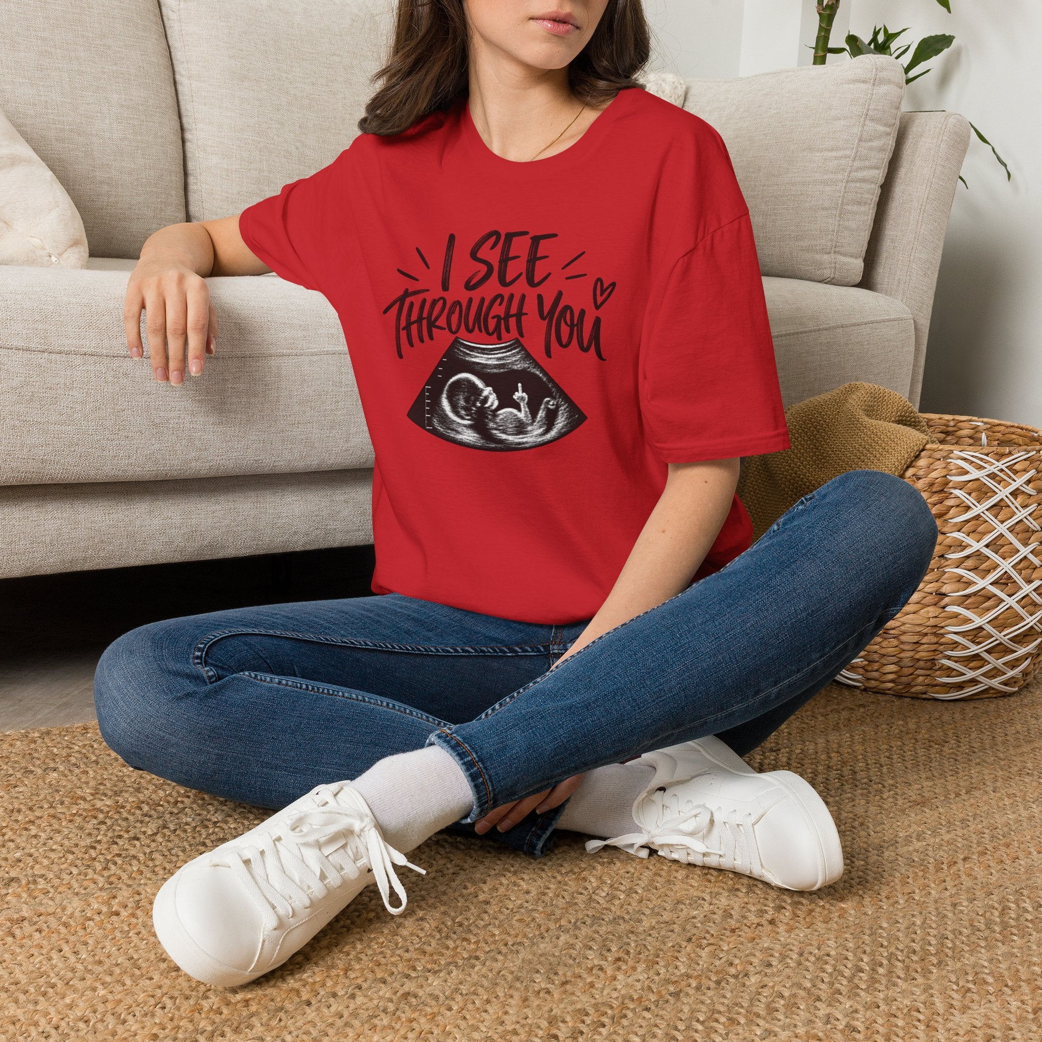 I See Through You Ultrasound Baby Tee | T-Shirt